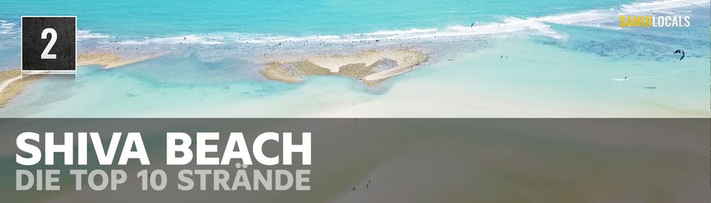 Breiter Sandstreifen am Shiva Beach auf Koh Samui