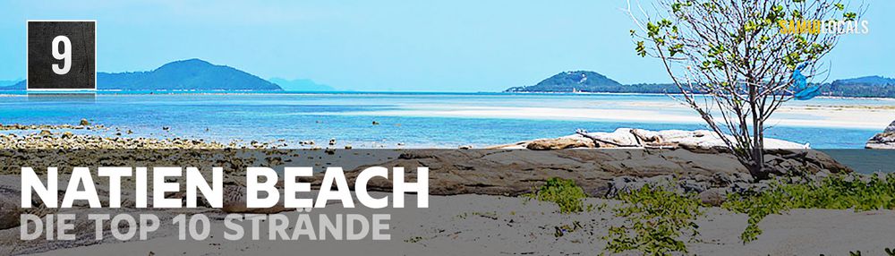 Ruhiger Laem Set Beach (Natien) im Südosten von Koh Samui