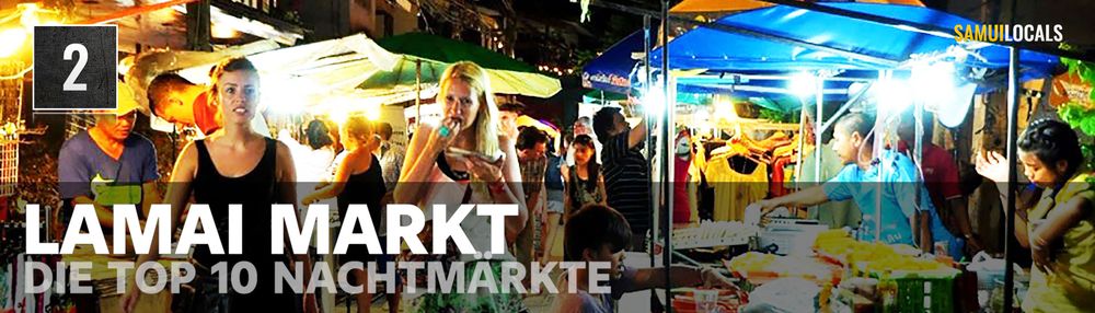 Nachtmarkt in Lamai, Koh Samui