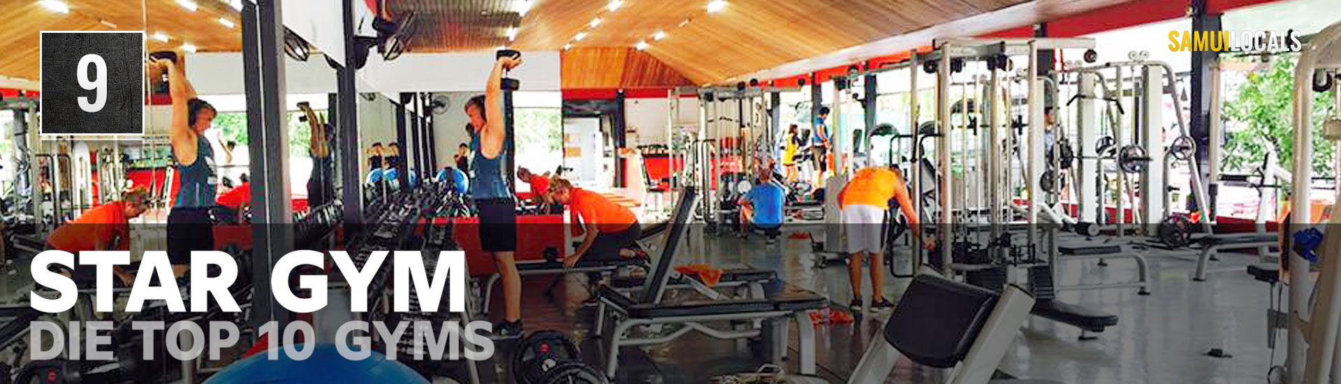 Star Gym Fitnessstudio in Chaweng auf Koh Samui