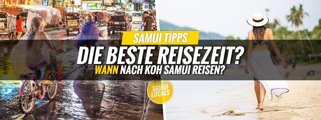 Strand auf Koh Samui zur besten Reisezeit in der Hochsaison