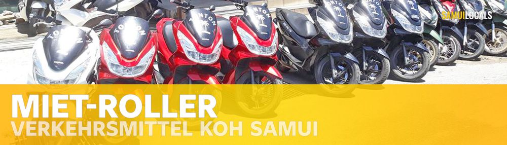 Mietroller auf Koh Samui