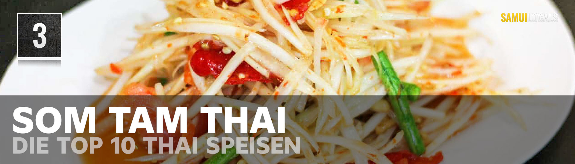Som Tam Thai, Papayasalat im Mörser zubereitet